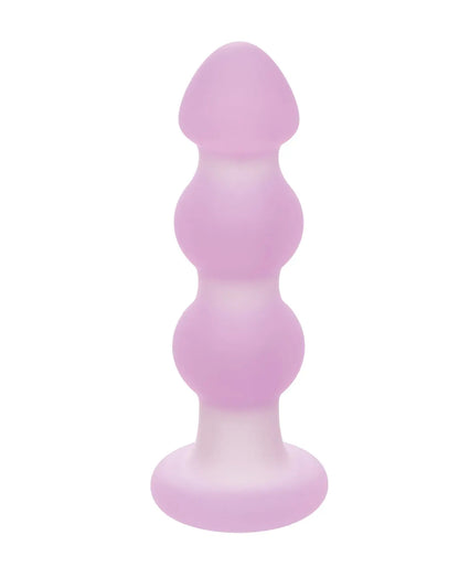 Lavender Haze Beaded Anal Probe - Lavender/White Lavender Haze