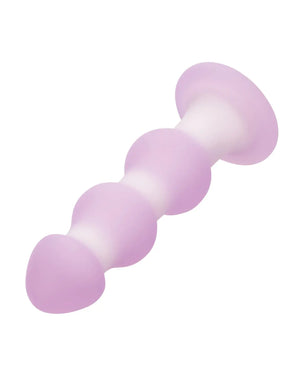 Lavender Haze Beaded Anal Probe - Lavender/White Lavender Haze