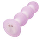 Lavender Haze Beaded Anal Probe - Lavender/White Lavender Haze