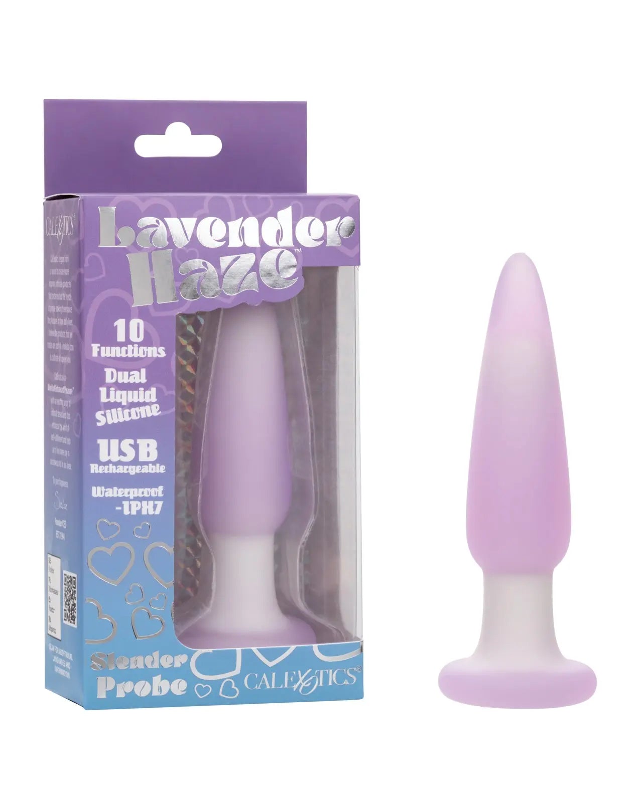 Lavender Haze Slender Anal Probe - Lavender/White Lavender Haze