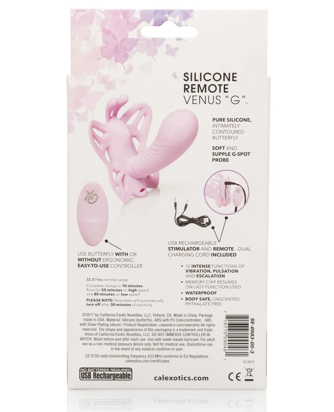 Venus Butterfly Silicone Remote Venus G Venus Butterfly