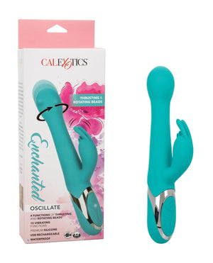 Enchanted Oscillate Vibrator - Turquoise Blue Enchanted