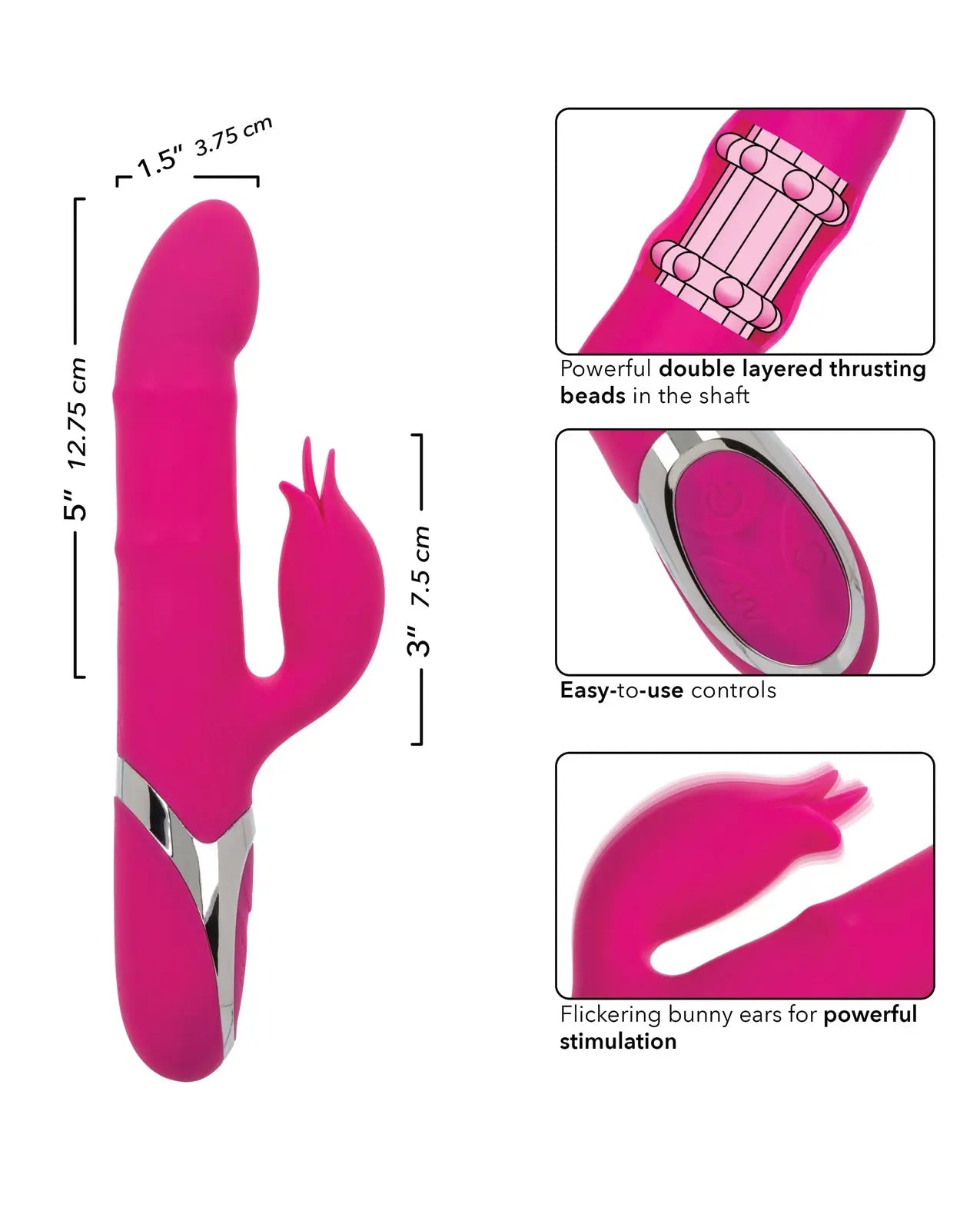 Enchanted Embrace Vibrator - Fuchsia Enchanted