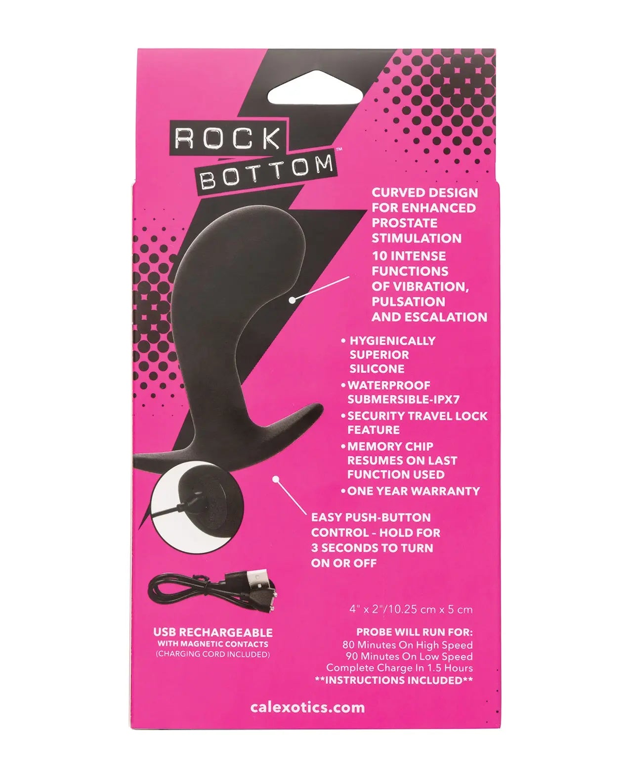 Rock Bottom Curved Prostate Probe Rock Bottom