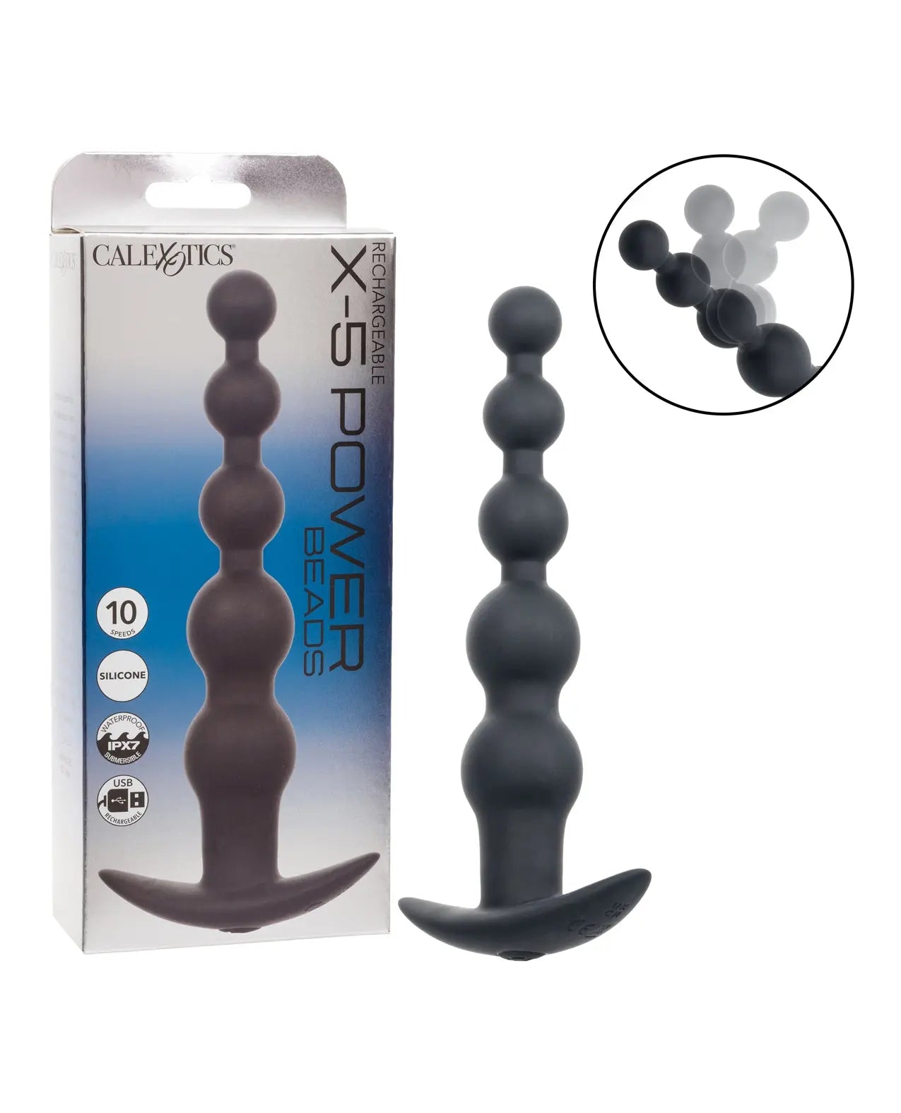 CalExotics Anal Toys Rechargeable X-5 Power Beads CalExotics Anal Toys