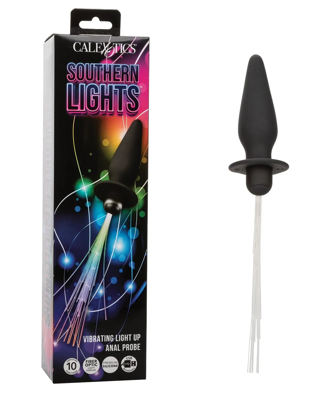 Southern Lights Rechargeable Vibrating Light Up Anal Probe Southern Lights