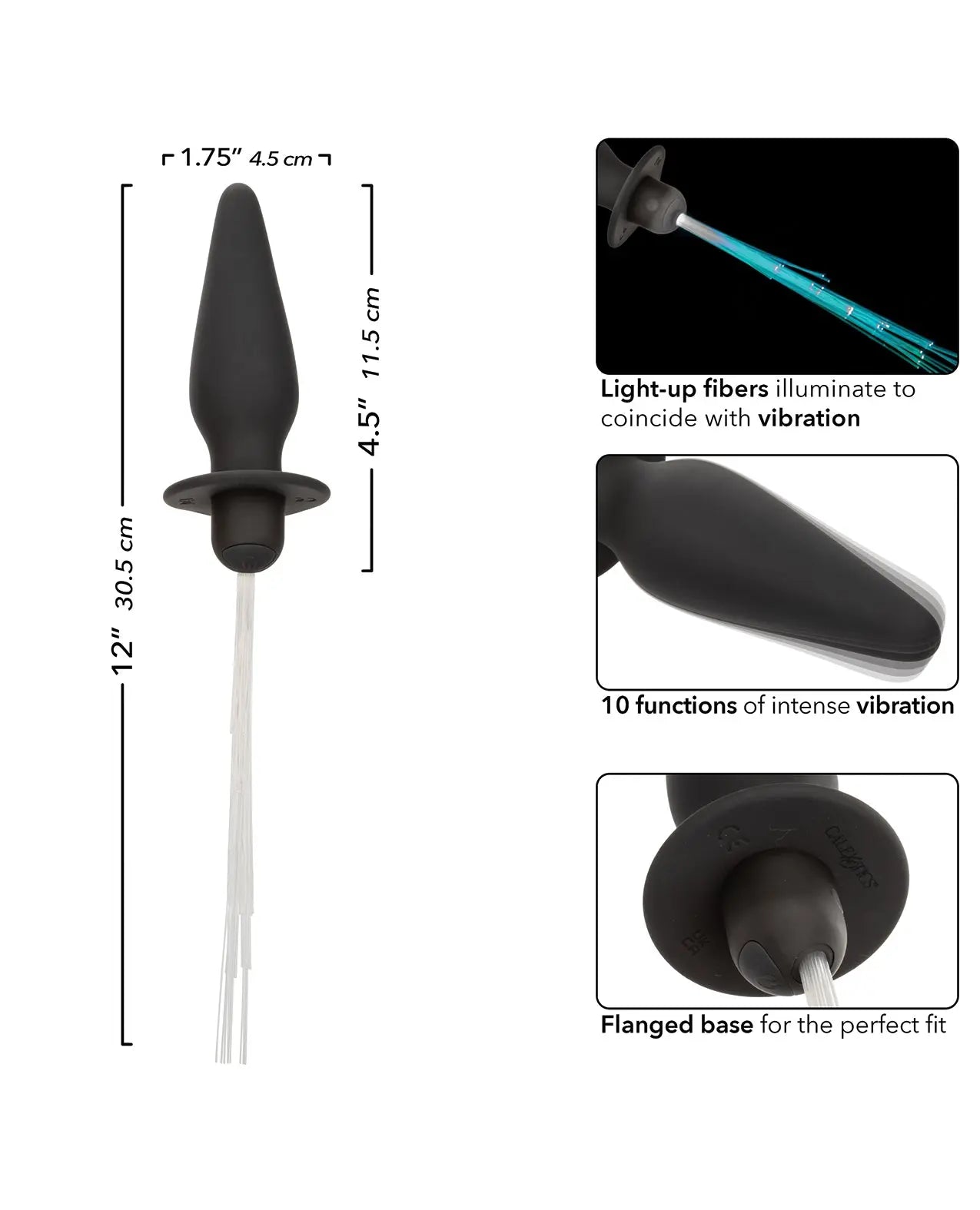 Southern Lights Rechargeable Vibrating Light Up Anal Probe Southern Lights