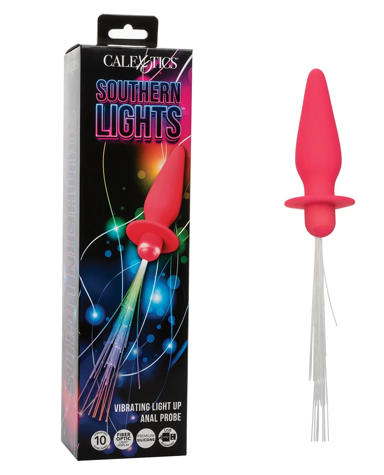 Southern Lights Rechargeable Vibrating Light Up Anal Probe Southern Lights