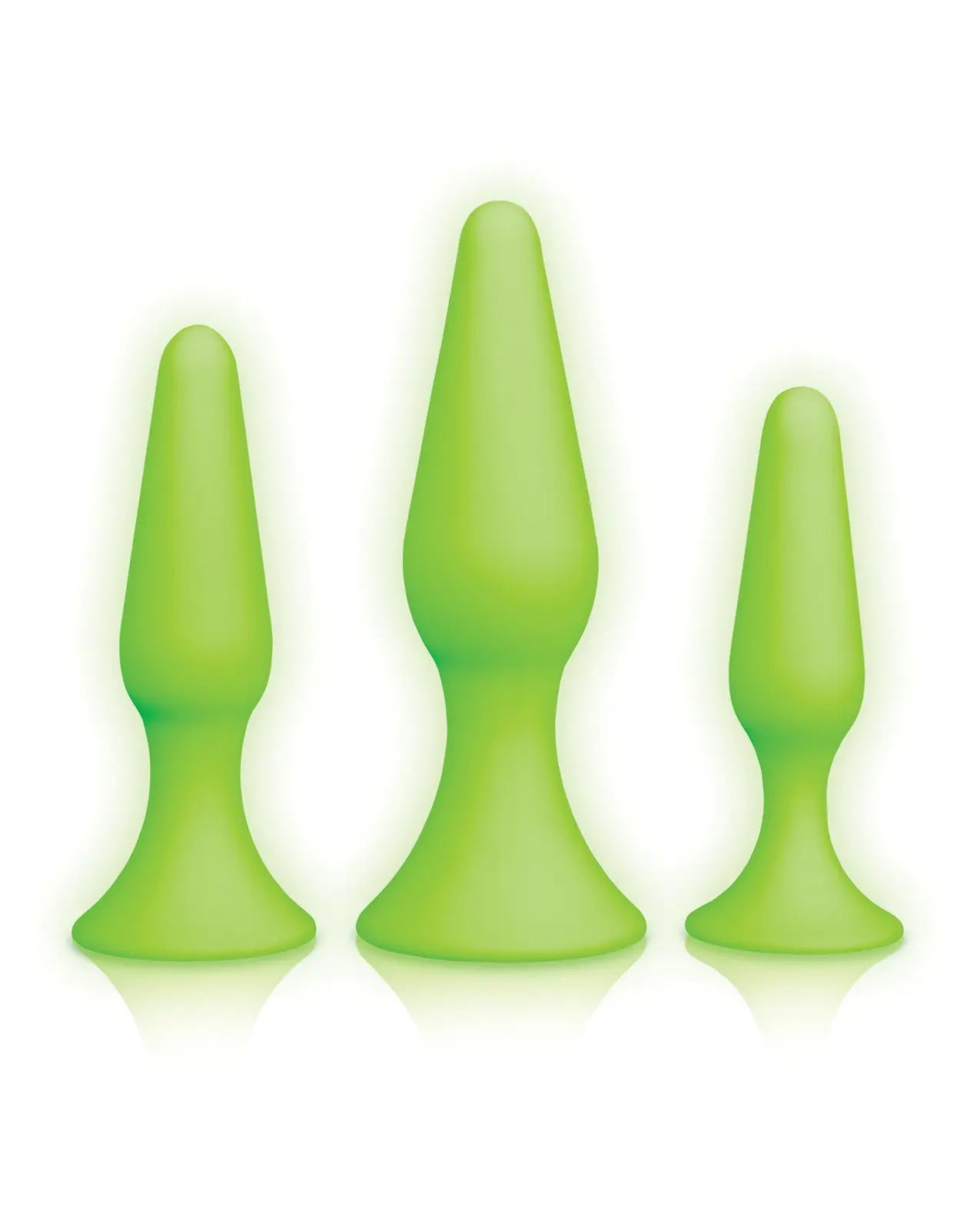 Shots Ouch Butt Plug Set - Glow in the Dark Ouch