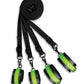 Shots Ouch Bed Bindings Restraint Kit - Glow in the Dark
