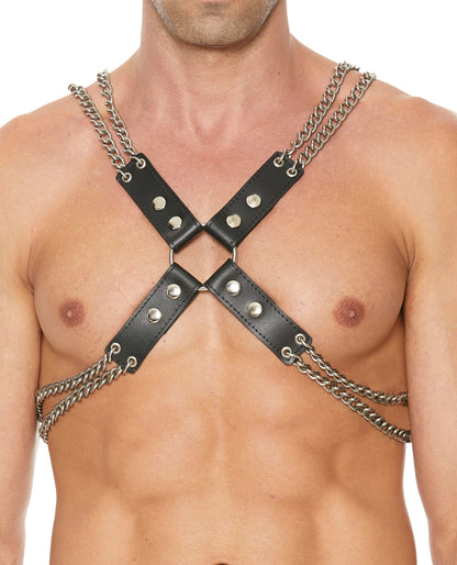 Ouch Uomo Shots Uomo Chain & Chain Harness