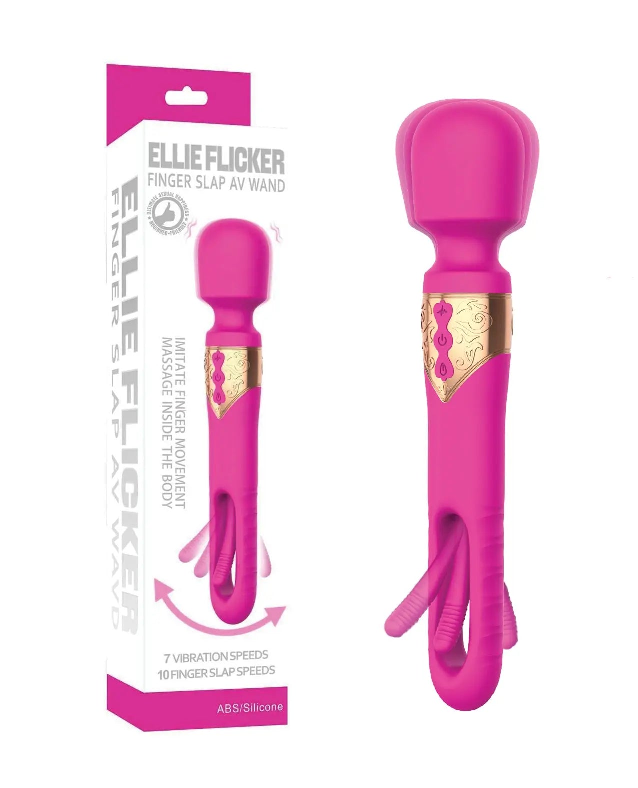 Secwell Ellie Flicking Wand - Hot Pink Secwell