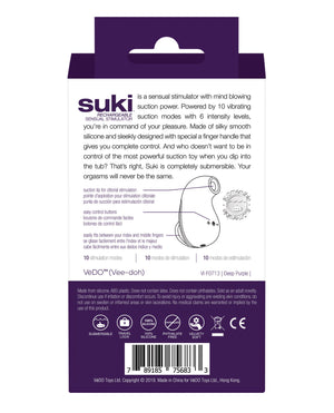 VeDO Suki Rechargeable Vibrating Sucker