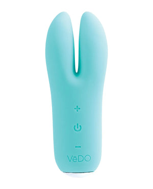 VeDO Kitti Rechargeable Dual Vibe - Tease Me Turquoise VeDO