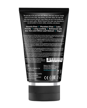 Wicked Sensual Care Jelle Waterbased Anal Lubricant Wicked Sensual Care