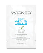Wicked Sensual Care Simply Aqua Jelle Water Based Lubricant Wicked Sensual Care