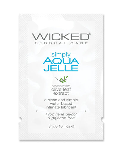 Wicked Sensual Care Simply Aqua Jelle Water Based Lubricant Wicked Sensual Care