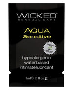 Wicked Sensual Care Hypoallergenic Aqua Sensitive Water Based Lubricant Wicked Sensual Care