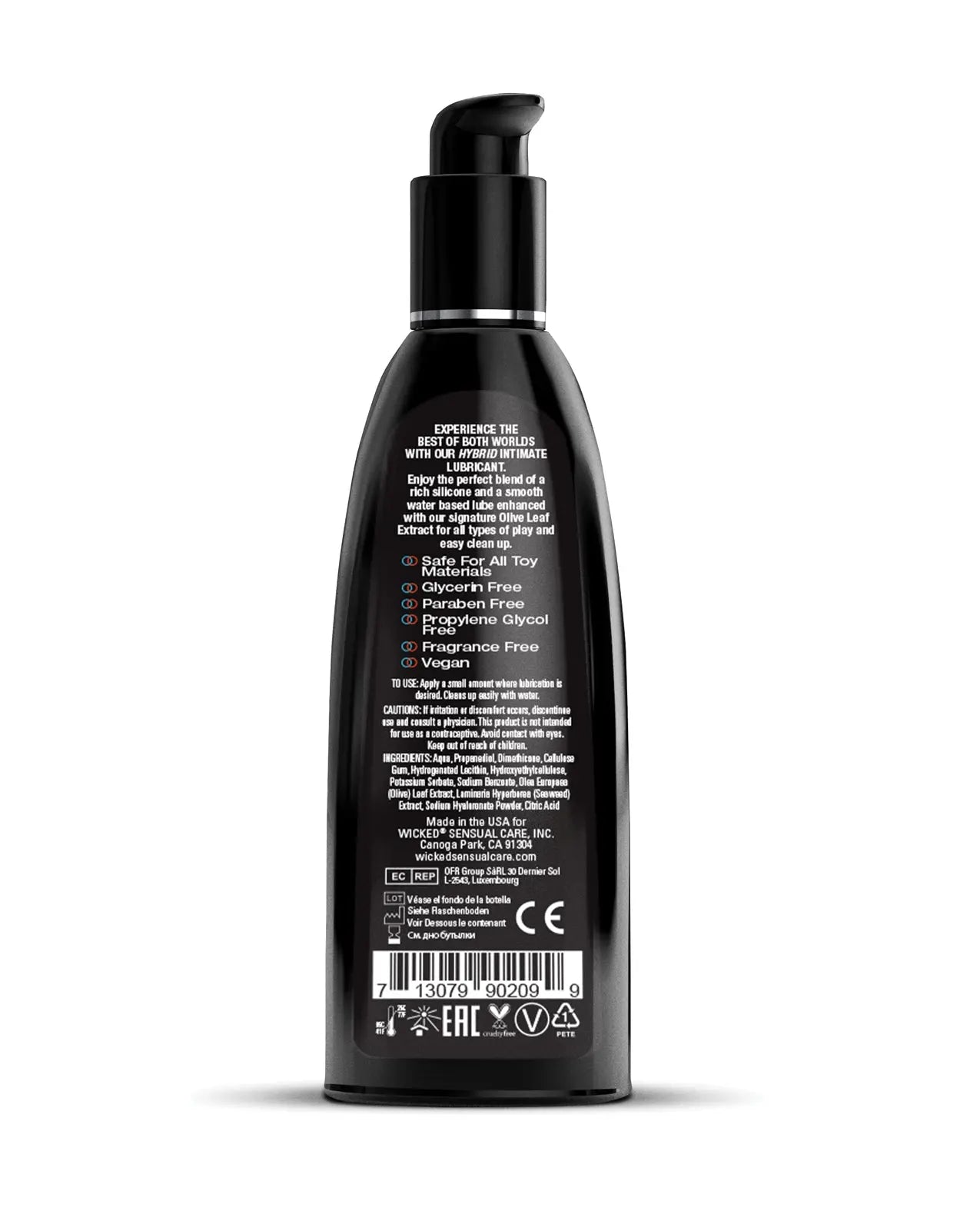 Wicked Sensual Care Hybrid Lubricant - Fragrance Free Wicked Sensual Care