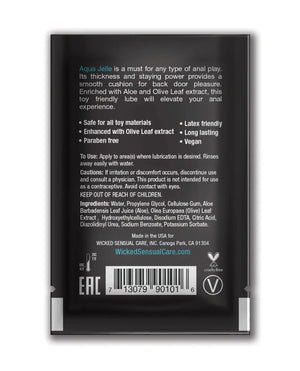 Wicked Sensual Care Jelle Water Based Anal Lubricant Wicked Sensual Care