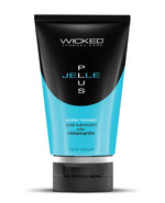 Wicked Sensual Care P Jelus water-based anal lubricant with relaxants tube on a white background