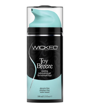 Wicked Toy Breeze personal lubricating gel container on a white background