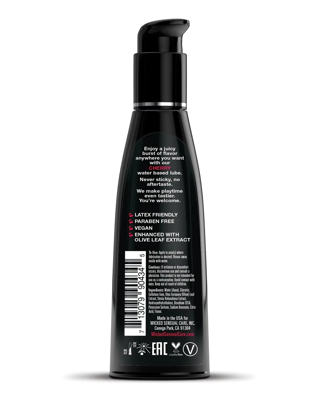 Wicked Sensual Care Aqua Water Based Lubricant - Flavored Wicked Sensual Care