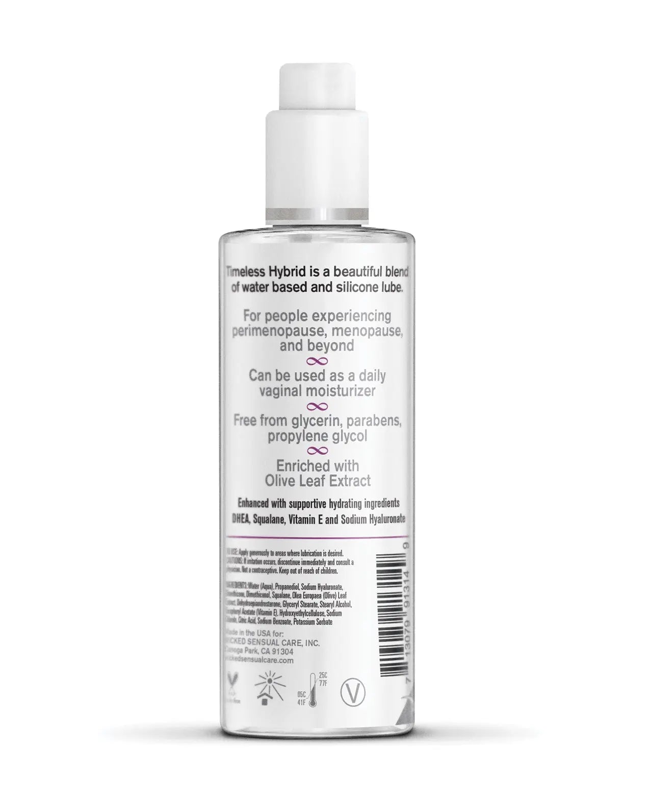 Wicked Sensual Care Simply Timeless Hybrid Water & Silicone Lubricant Wicked Sensual Care