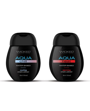 Wicked Sensual Care Sensation Kit Cooling and Warming Water Based Lubricants 