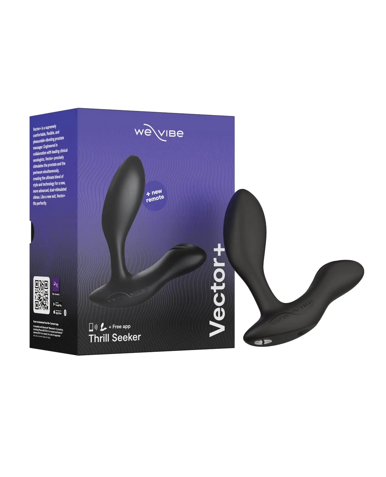 We-Vibe Vector+ - Charcoal Black We-Vibe
