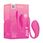 Pink electronic We-Vibe Jive 2 - G-spot Vibrator device with packaging labeled 'Jive 2' on a white background