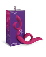 We-Vibe Nova 2 Flexible Rabbit vibrator in Fuchsia colour packaging on a white background