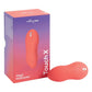 We-Vibe Touch X Magic Multitasker in Red shown beside its retail packaging box