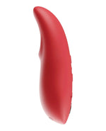 We-Vibe Touch X in Red, side profile showing the curved tapered stimulation tip