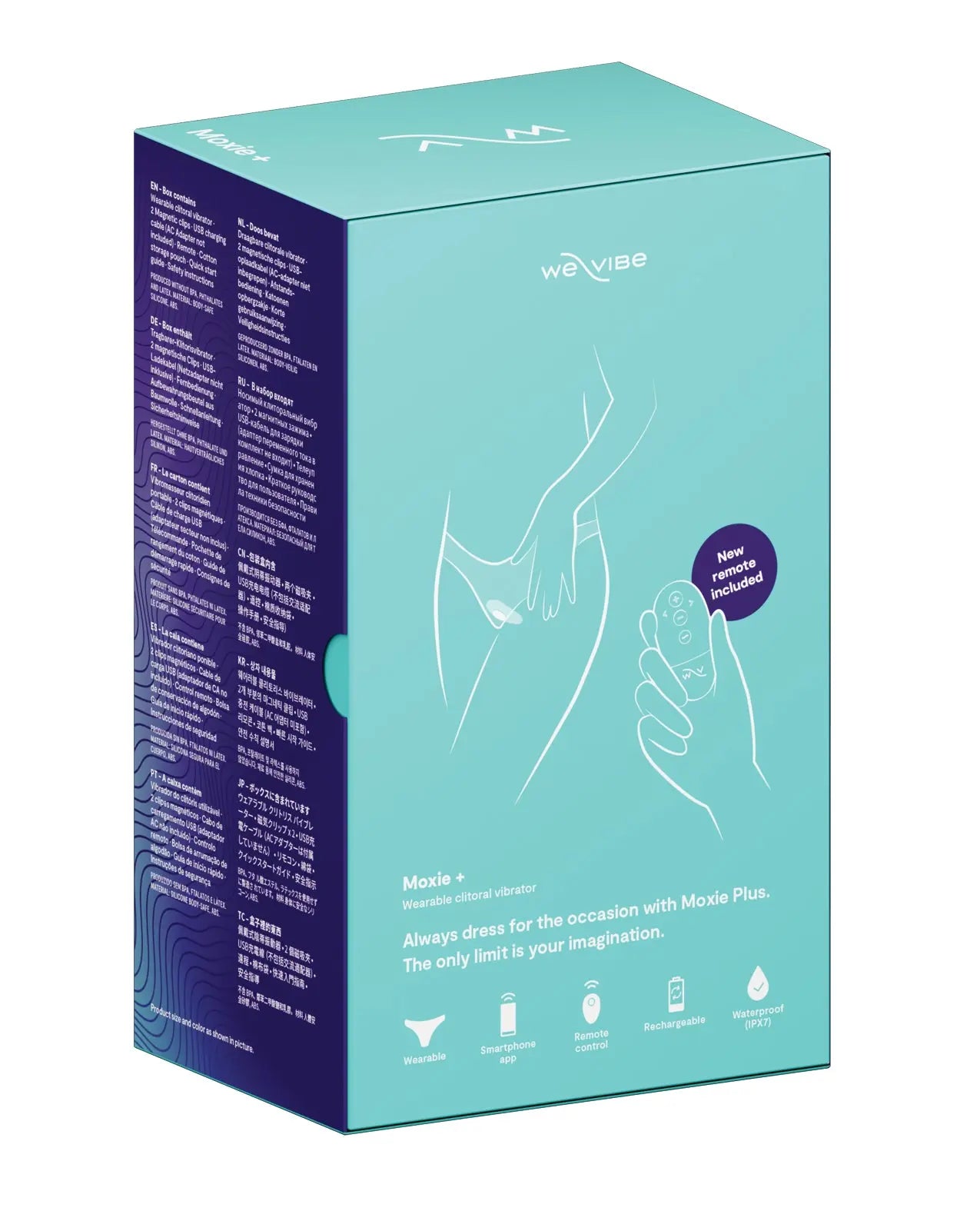 We-Vibe Moxie+ Panty Vibe - Aqua We-Vibe
