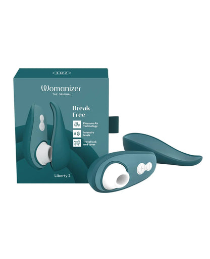 Womanizer Liberty 2 in Dark Petrol Clitoral Suction Vibrator