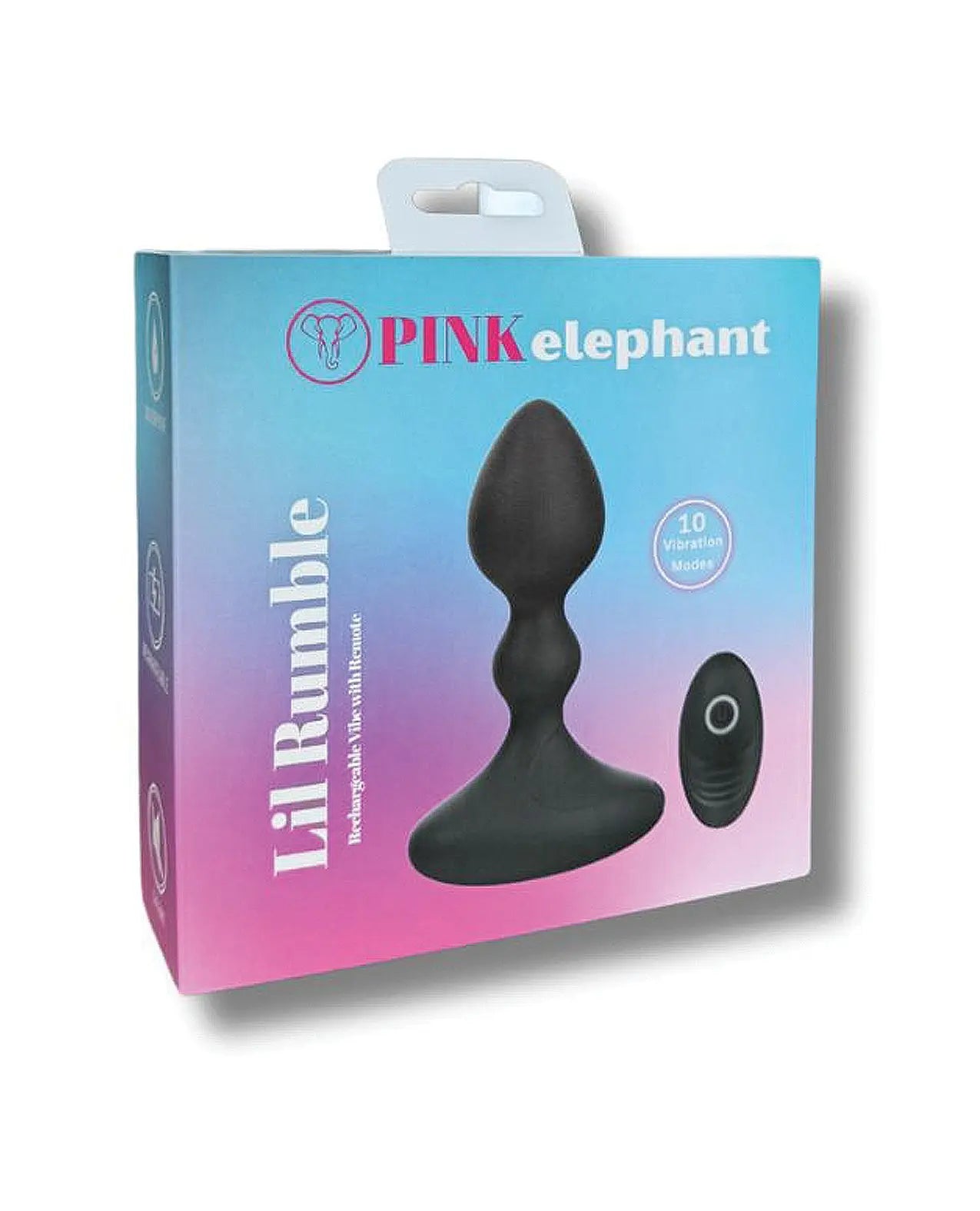 Pinkelephant Pink Elephant Lil Rumble Rechargeable Vibe with Remote Pinkelephant