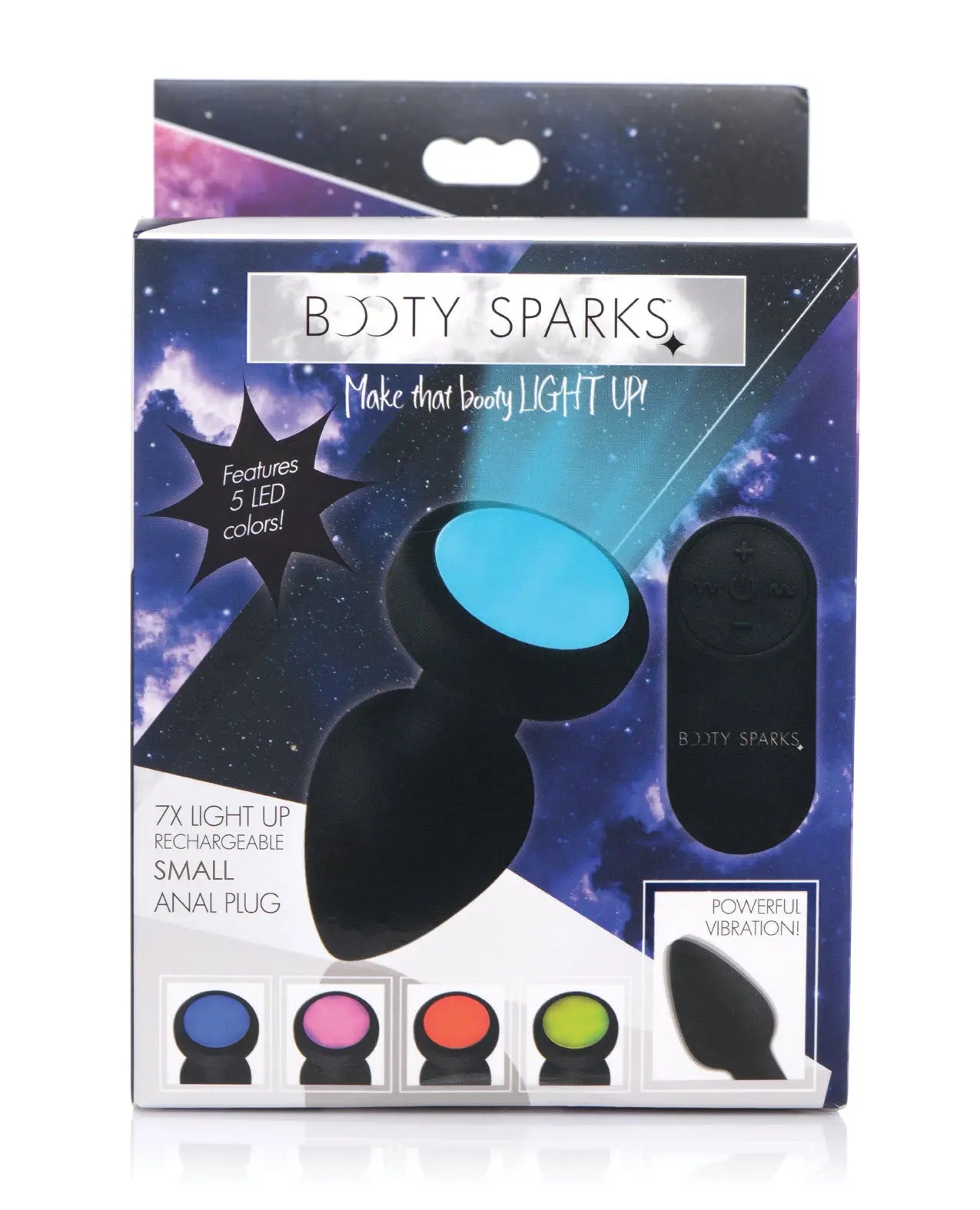 BootySparks Booty Sparks Silicone Vibrating LED Plug BootySparks