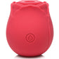 Inmi Bloomgasm Wild Rose 10X Suction Stimulator front view showing the single control button, no packaging