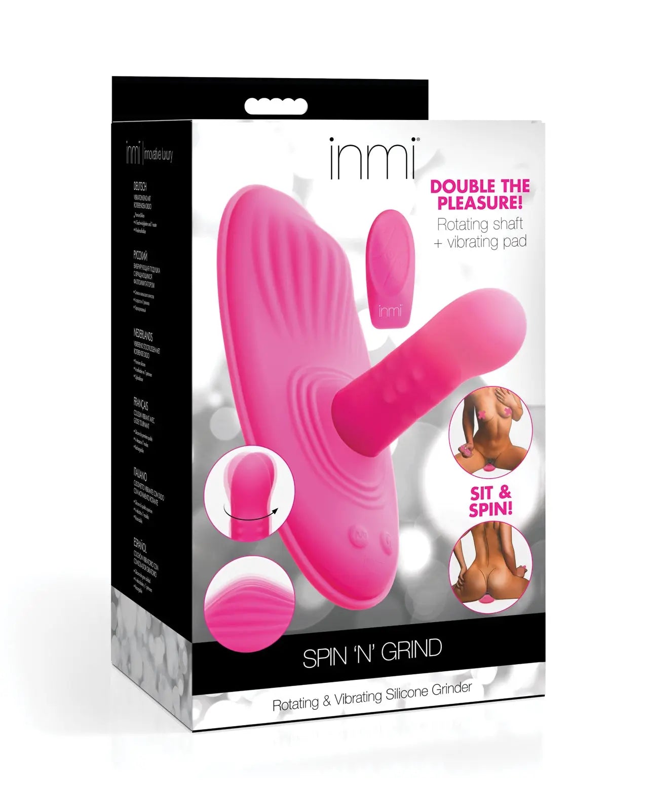 Inmi Spin N' Grind Rotating & Vibrating Silicone Grinder Inmi