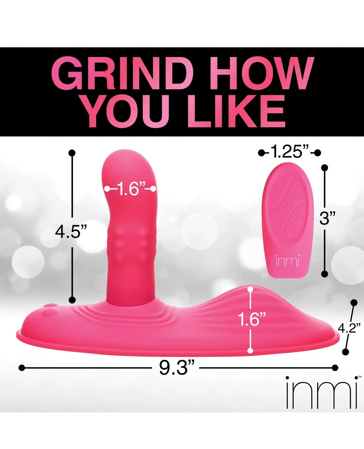 Inmi Spin N' Grind Rotating & Vibrating Silicone Grinder Inmi