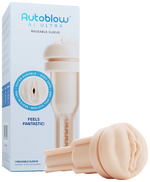 Autoblow AI Ultra Vagina replacement sleeve in beige
