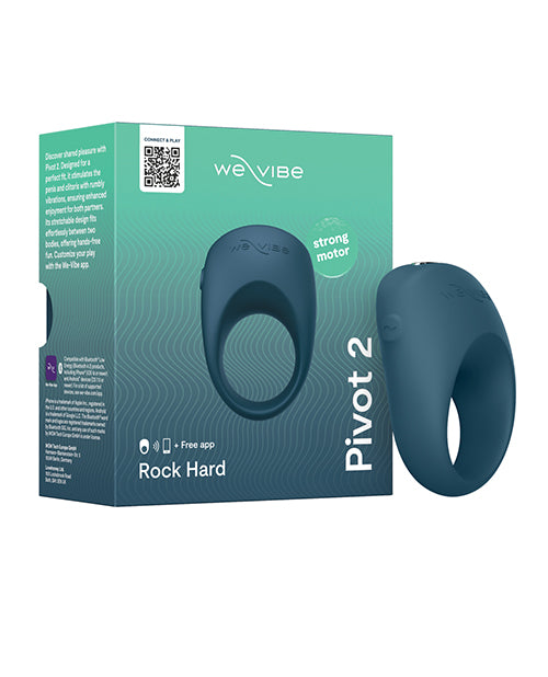 We-Vibe Pivot 2 vibrating cock ring in Slate