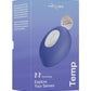 We-Vibe Temp temperature play vibrator in Lavender Blue