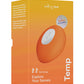 We-Vibe Temp temperature play vibrator in Tangerine